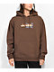 HUF x Chocolate Carson Brown Hoodie - Thumbnail image 1 of 4