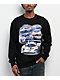 HUF x GReddy Showcase Black Crewneck Sweatshirt - Thumbnail image 1 of 3