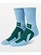 HUF x Girl Blue & Green Crew Socks - Thumbnail image 1 of 2