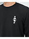 HUF x Girl Chrome Black Long Sleeve T-Shirt - Thumbnail image 2 of 3