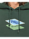HUF x Girl Shadow Green Hoodie - Thumbnail image 3 of 3