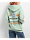 HUF x Land Cruiser Sahara Rally Mint Hoodie - Thumbnail image 1 of 4