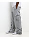 HUF x Pro Club Grey Cargo Sweatpants - Thumbnail image 8 of 8