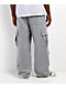 HUF x Pro Club Grey Cargo Sweatpants - Thumbnail image 2 of 8