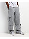 HUF x Pro Club Grey Cargo Sweatpants - Thumbnail image 1 of 8