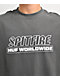 HUF x Spitfire Burn Grey T-Shirt - Thumbnail image 3 of 4
