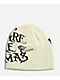 HUF x The Nightmare Before Christmas Natural & Black Reversible Skully Beanie - Thumbnail image 2 of 4