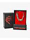 Half Hearted Barbwire 10mm 20" Silver Chain Necklace - Thumbnail image 2 of 2