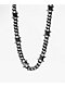 Half Hearted Barbwire 10mm 20" Silver Chain Necklace - Thumbnail image 1 of 2
