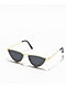 Half Moon Black & Gold Cat Eye Sunglasses - Thumbnail image 1 of 2