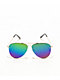 Half Rim Rainbow Pilot Sunglasses - Thumbnail image 2 of 2