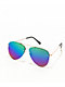 Half Rim Rainbow Pilot Sunglasses - Thumbnail image 1 of 2