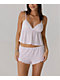 Happy Camp3r Leah Ballet Garden Pink Lounge Shorts - Thumbnail image 1 of 3