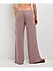 Happy Camp3r Liz Milk & Mocha Stripe Lounge Pants - Thumbnail image 2 of 2