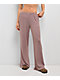 Happy Camp3r Liz Milk & Mocha Stripe Lounge Pants - Thumbnail image 1 of 2