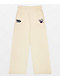 Happy Camp3r The World Is Better Cream Sweatpants - Thumbnail image 1 of 2