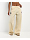 Happy Camp3r The World Is Better Cream Sweatpants - Thumbnail image 1 of 6
