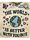 Happy Camp3r The World Is Better Cream Zip Hoodie - Thumbnail image 6 of 10
