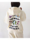 Happy Camp3r The World Is Better Cream Zip Hoodie - Thumbnail image 3 of 10