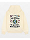 Happy Camp3r The World Is Better Cream Zip Hoodie - Thumbnail image 1 of 4