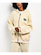 Happy Camp3r The World Is Better Cream Zip Hoodie - Thumbnail image 2 of 10