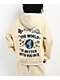 Happy Camp3r The World Is Better Cream Zip Hoodie - Thumbnail image 1 of 10