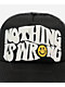 Happy Caps Nothing Is Wrong Black Trucker Hat - Thumbnail image 3 of 3