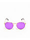 Happy Hour HoliDaze Gold & Purple Sunglasses - Thumbnail image 2 of 3