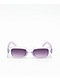Happy Hour Oxfords Lavender Silk Sunglasses - Thumbnail image 2 of 3