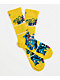 Happy Socks x Marvel Symbiote Yellow Crew Socks - Thumbnail image 1 of 2