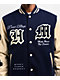 Hasta Muerte Legends Navy & Cream Letterman Jacket - Thumbnail image 3 of 9