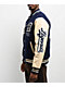 Hasta Muerte Legends Navy & Cream Letterman Jacket - Thumbnail image 7 of 9