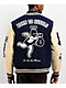 Hasta Muerte Legends Navy & Cream Letterman Jacket - Thumbnail image 8 of 9