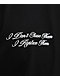Hasta Muerte Statement Black T-Shirt - Thumbnail image 3 of 4