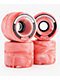 Hawgs Fatty 63mm 78a Pink & White Swirl Cruiser Skateboard Wheels - Thumbnail image 4 of 4