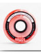 Hawgs Fatty 63mm 78a Pink & White Swirl Cruiser Skateboard Wheels - Thumbnail image 1 of 4