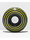 Hazard Swirl CP 51mm 101a Black Skateboard Wheels