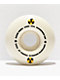 Hazard Swirl CP 53mm 101a White Skateboard Wheels