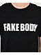Hazheart Fake Body Black T-Shirt - Thumbnail image 3 of 3