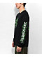 Hazheart Green Logo Black Long Sleeve T-Shirt - Thumbnail image 4 of 4