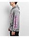 Hazheart Pink Flame Grey Hoodie - Thumbnail image 3 of 4