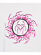 Hazheart Pink Flame White T-Shirt - Thumbnail image 3 of 3