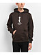 Heartbreakers Club No Pain Brown Hoodie - Thumbnail image 2 of 3