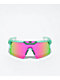 Heat Wave Future Tech Translucent Green Sunglasses