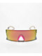 Heat Wave Lazer Face Rose Gold White Sunglasses - Thumbnail image 2 of 2