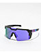 Heat Wave x Shreddy Future Tech Z87+ Black & Purple Polarized Sunglasses - Thumbnail image 1 of 3