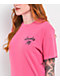 Hell Babes Lovely Electric Pink T-Shirt - Thumbnail image 3 of 3