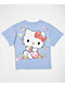 Hello Kitty® & Friends | A.LAB Hello Kitty Pink Ribbon Blue T-Shirt - Thumbnail image 7 of 9