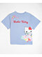 Hello Kitty® & Friends | A.LAB Hello Kitty Pink Ribbon Blue T-Shirt - Thumbnail image 6 of 9