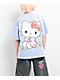 Hello Kitty® & Friends | A.LAB Hello Kitty Pink Ribbon Blue T-Shirt - Thumbnail image 2 of 9